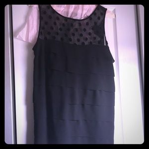 Black womans Ann Taylor loft rayon tank